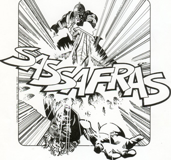 sassafras Logo for Welsh band Sassafras